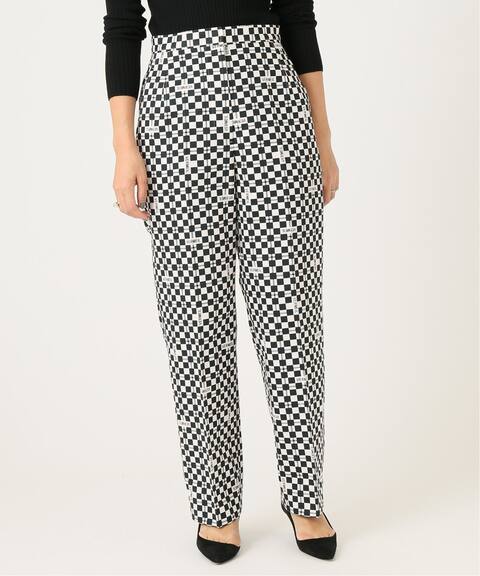 Vermeil Par Iena 幾何柄ロゴプリント パンツ Vermeil Par Iena ヴェルメイユ パー イエナ 公式のファッション通販 Baycrew S Store