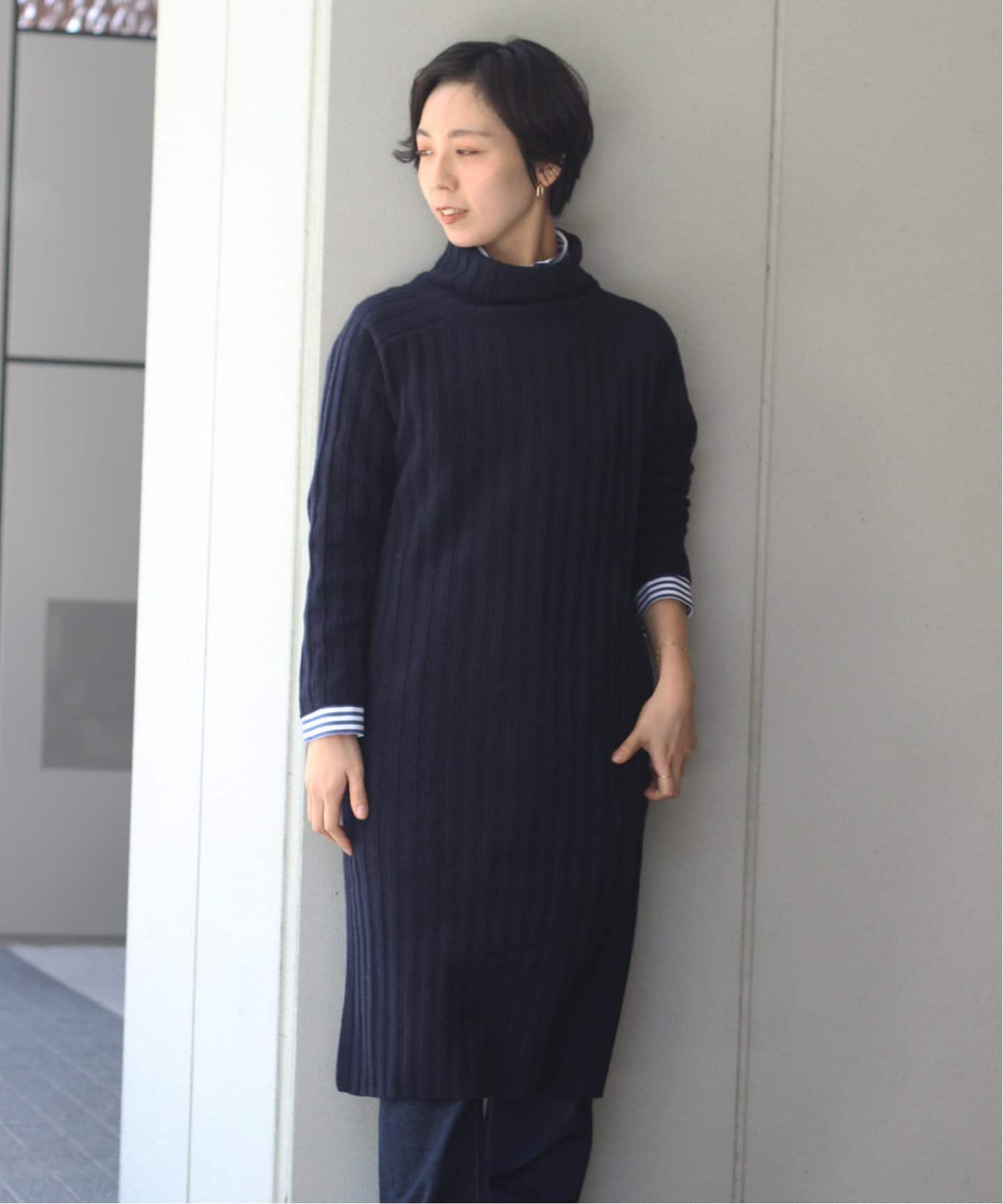 ネイビー | RIB TN SLIT | B.C STOCK