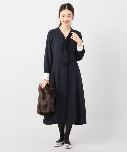 ジョーゼットボウタイワンピース La Totalite ラ トータリテ 公式のファッション通販 Baycrew S Store