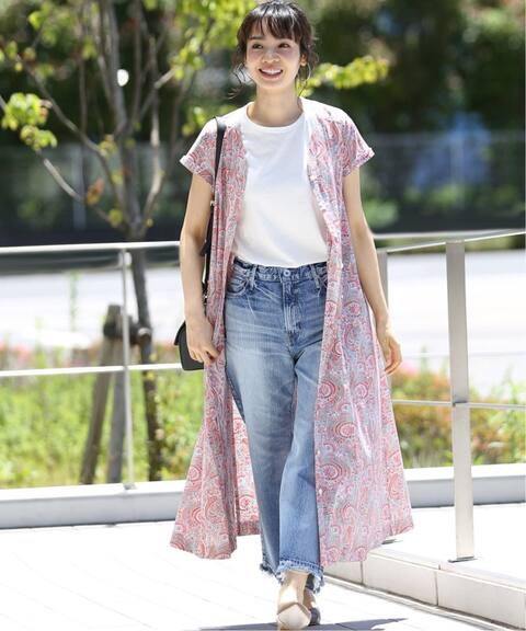 Liberty Vネックシャツワンピース La Totalite ラ トータリテ 公式のファッション通販 Baycrew S Store
