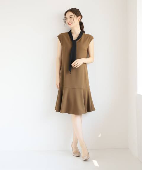 ボータイフレンチワンピース La Totalite ラ トータリテ 公式のファッション通販 Baycrew S Store