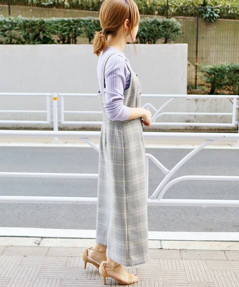 トリコチェックジャンパースカート La Totalite ラ トータリテ 公式のファッション通販 Baycrew S Store