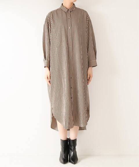 ストライプオーバーシャツワンピース Spick And Span スピック スパン 公式のファッション通販 Baycrew S Store