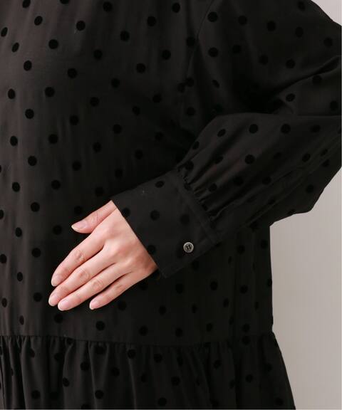 ドットフロッキープリントロングシャツワンピ Spick And Span スピック スパン 公式のファッション通販 Baycrew S Store