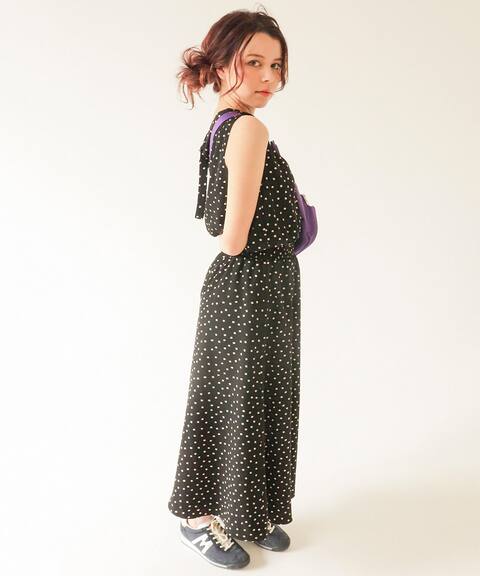 ノースリーブドットワンピース U By Spick Span ユーバイスピックアンドスパン 公式のファッション通販 Baycrew S Store