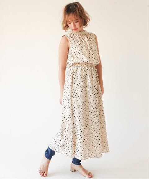 ノースリーブドットワンピース2 U By Spick Span ユーバイスピックアンドスパン 公式のファッション通販 Baycrew S Store