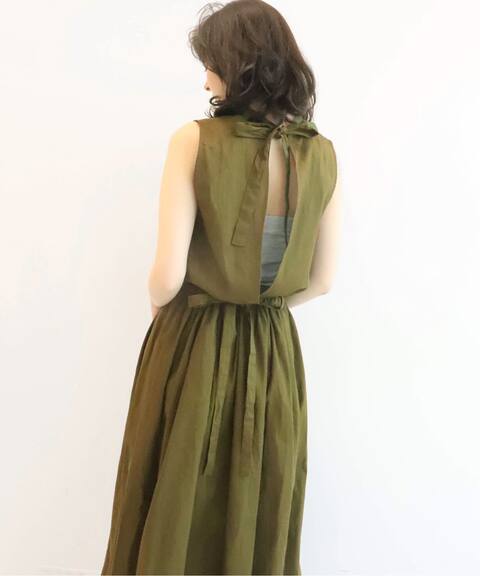 バックリボンノースリーブワンピース U By Spick Span ユーバイスピックアンドスパン 公式のファッション通販 Baycrew S Store