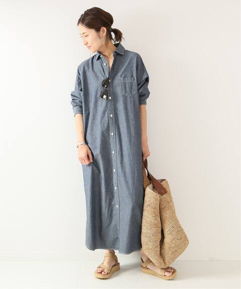 ダンガリーシャツワンピース6 Framework フレームワーク 公式のファッション通販 Baycrew S Store