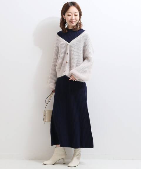 リブマーメイドニットワンピース Noble ノーブル 公式のファッション通販 Baycrew S Store