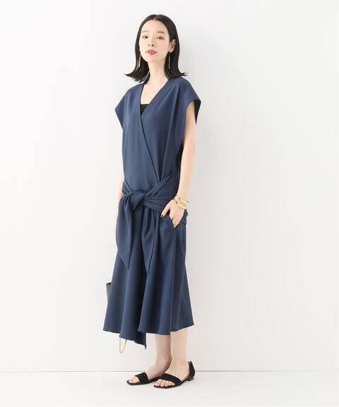 Tibi ティビ Sleeveless Wrap Dress ワンピース Journal Standard L Essage ジャーナルスタンダード レサージュ 公式のファッション通販 Baycrew S Store