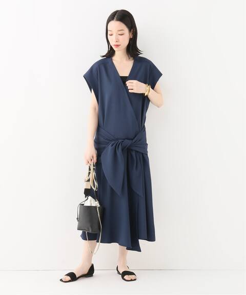 Tibi ティビ Sleeveless Wrap Dress ワンピース Journal Standard L Essage ジャーナルスタンダード レサージュ 公式のファッション通販 Baycrew S Store