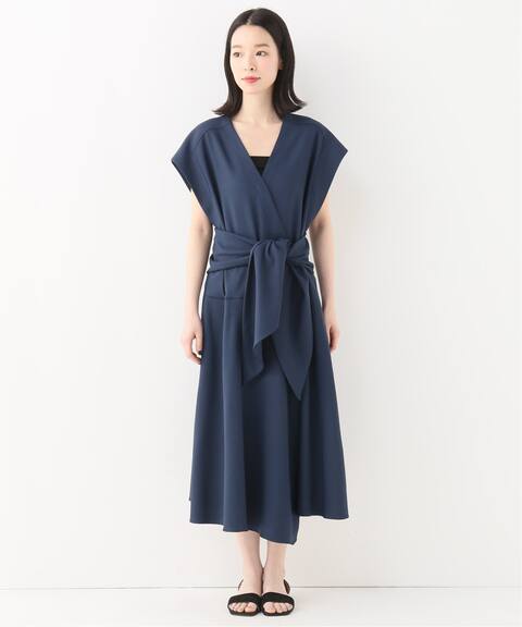 Tibi ティビ Sleeveless Wrap Dress ワンピース Journal Standard L Essage ジャーナルスタンダード レサージュ 公式のファッション通販 Baycrew S Store