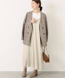 ハンマーサテンキャミソールワンピース