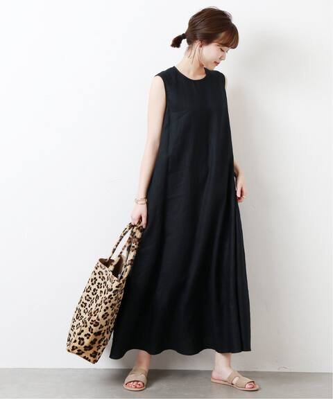 リネンノースリーブマキシフレアワンピース Journal Standard ジャーナルスタンダード 公式のファッション通販 Baycrew S Store