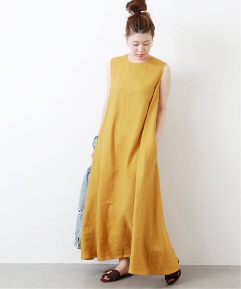 リネンノースリーブマキシフレアワンピース Journal Standard ジャーナルスタンダード 公式のファッション通販 Baycrew S Store