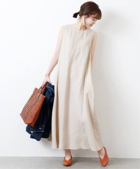 リネンノースリーブマキシフレアワンピース Journal Standard ジャーナルスタンダード 公式のファッション通販 Baycrew S Store
