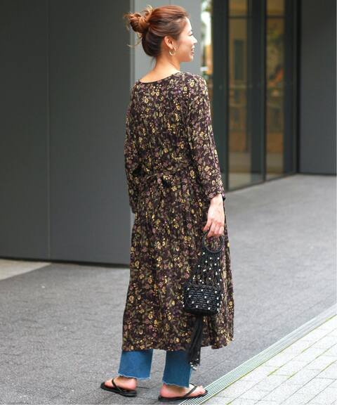 フラワーレーヨン後ろギャザーワンピース Journal Standard Relume ジャーナルスタンダード レリューム 公式のファッション通販 Baycrew S Store