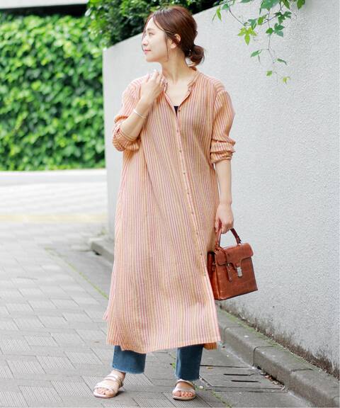 コットンボイルストライプロングワンピース Journal Standard Relume ジャーナルスタンダード レリューム 公式のファッション通販 Baycrew S Store