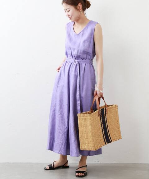 リネンベルト付きノースリーブワンピース Journal Standard Relume ジャーナルスタンダード レリューム 公式のファッション通販 Baycrew S Store