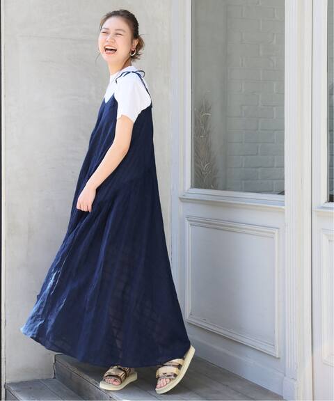 Mii ミー Solid Long Op ワンピース Journal Standard Relume ジャーナルスタンダード レリューム 公式のファッション通販 Baycrew S Store