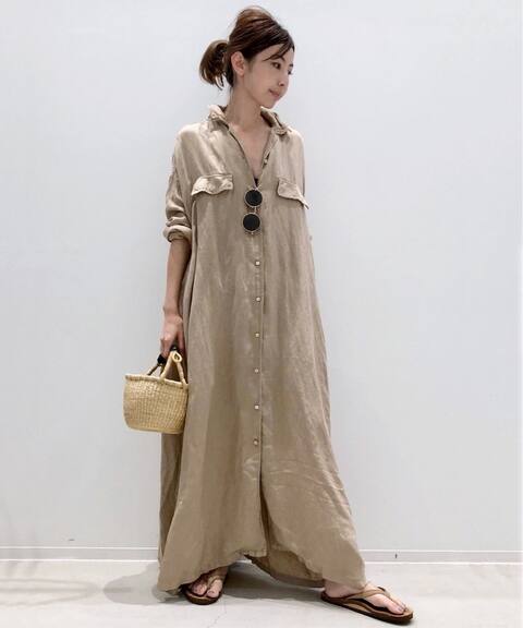 Remi Relief Maxi シャツワンピース L Appartement アパルトモン 公式のファッション通販 Baycrew S Store