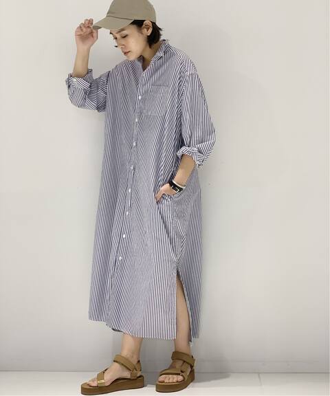 Americana オーバーサイズシャツワンピース Ap Studio エーピーストゥディオ 公式のファッション通販 Baycrew S Store