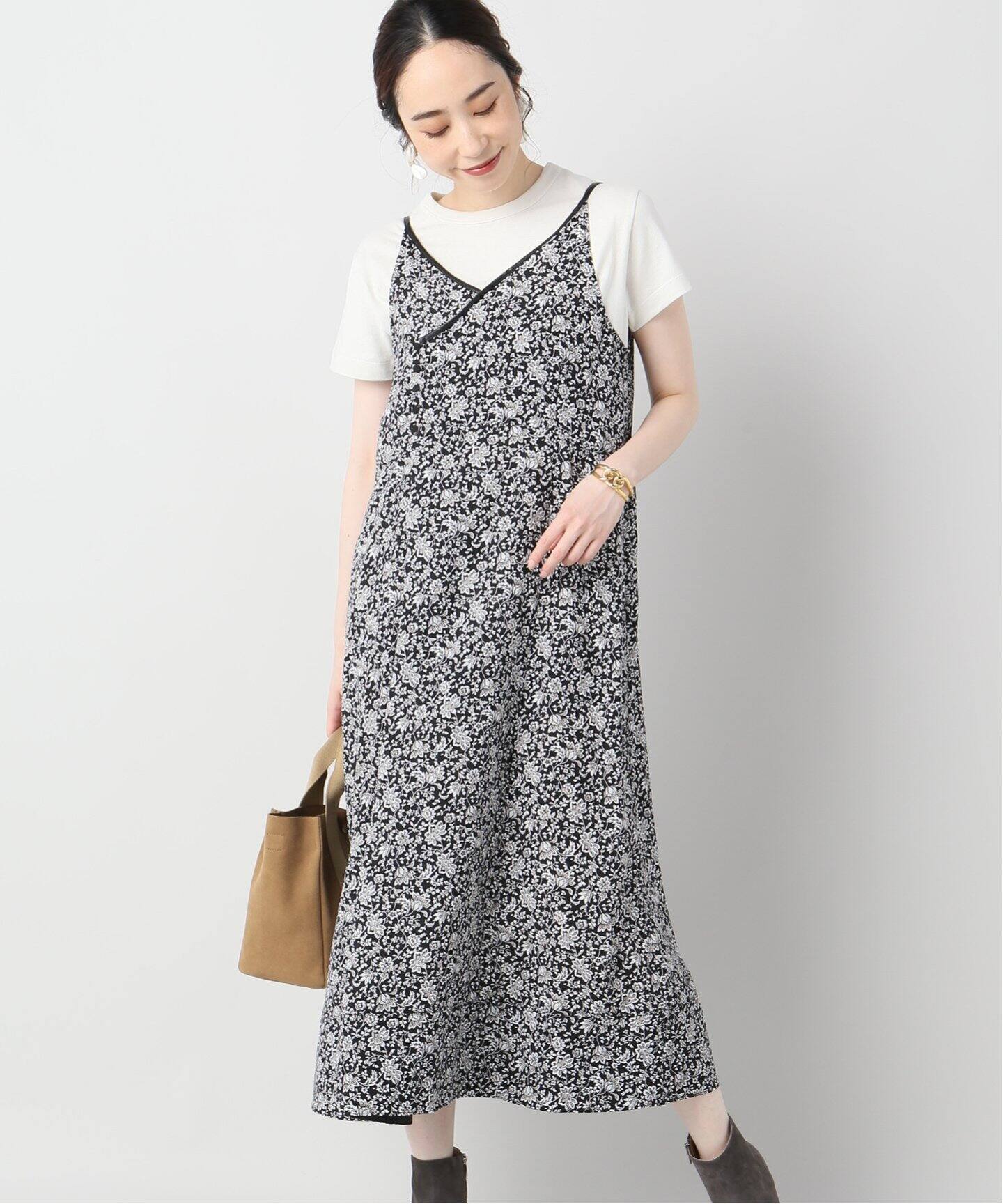 flower プリントキャミワンピース◇（ワンピース）｜B.C STOCK（ベー