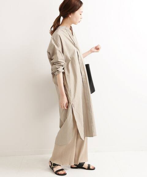 コットンストライプシャツワンピース Iena イエナ 公式のファッション通販 Baycrew S Store