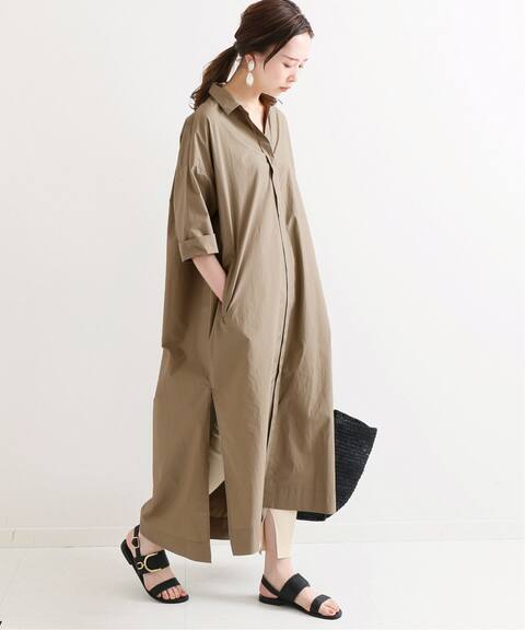 タイプライターbigシャツワンピース Iena イエナ 公式のファッション通販 Baycrew S Store
