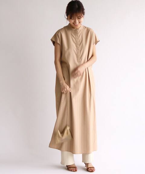 R Pストライプ ロングシャツワンピース Iena イエナ 公式のファッション通販 Baycrew S Store