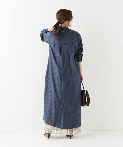 バンドカラーロングシャツワンピース Iena イエナ 公式のファッション通販 Baycrew S Store