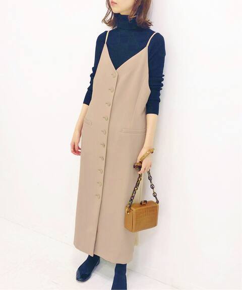 ボタンデザインキャミワンピース Iena イエナ 公式のファッション通販 Baycrew S Store
