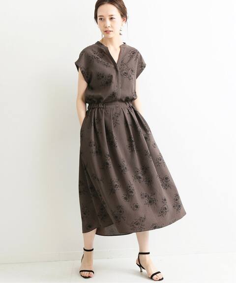 ストライプフラワースキッパーシャツワンピース Iena イエナ 公式のファッション通販 Baycrew S Store