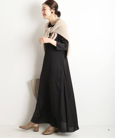 ドットフラワーロングスリーブワンピース Iena イエナ 公式のファッション通販 Baycrew S Store