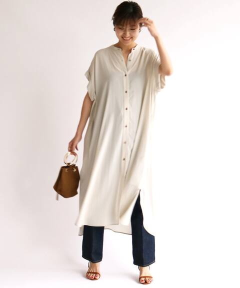 キュプラコットン シャツワンピース Iena イエナ 公式のファッション通販 Baycrew S Store