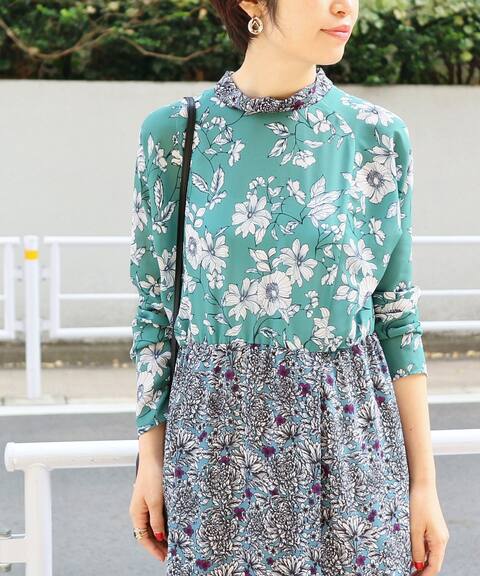 Deveaux フラワープリントマキシワンピース Iena イエナ 公式のファッション通販 Baycrew S Store