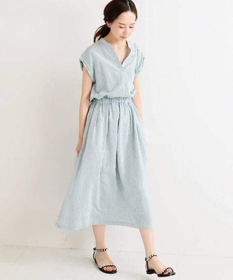 Manteco スキッパーストライプシャツワンピース Iena イエナ 公式のファッション通販 Baycrew S Store