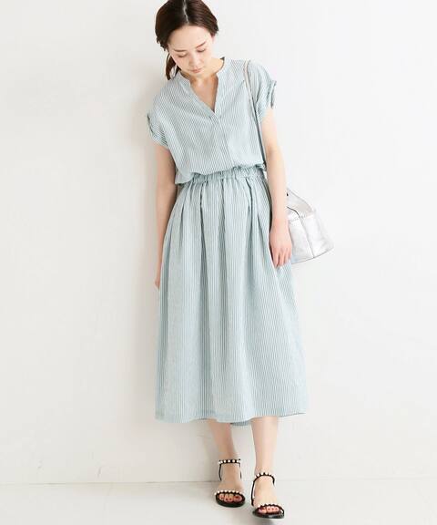 Manteco スキッパーストライプシャツワンピース Iena イエナ 公式のファッション通販 Baycrew S Store