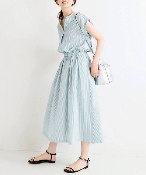 Manteco スキッパーストライプシャツワンピース Iena イエナ 公式のファッション通販 Baycrew S Store