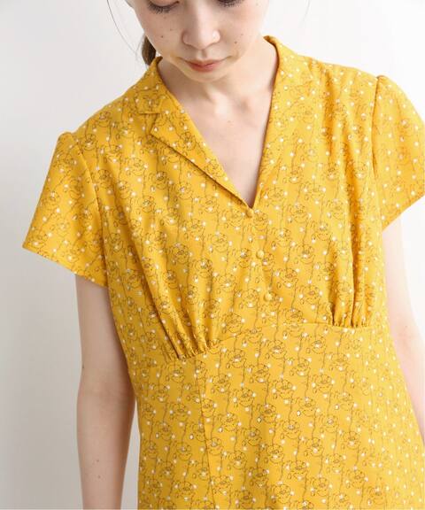 レトロデシンフラワーワンピース Iena イエナ 公式のファッション通販 Baycrew S Store