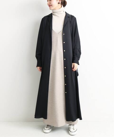 サテンシャツロングワンピース Iena イエナ 公式のファッション通販 Baycrew S Store