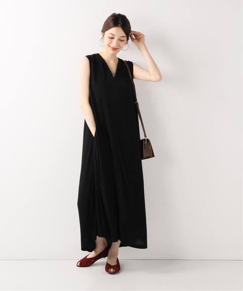 楊柳キーネックノースリーブワンピース Slobe Iena スローブ イエナ 公式のファッション通販 Baycrew S Store
