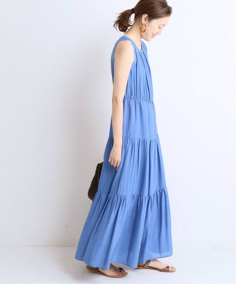 ティアードノースリーブワンピース Slobe Iena スローブ イエナ 公式のファッション通販 Baycrew S Store