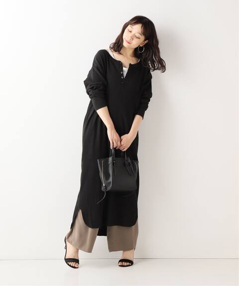 針抜きリブロングスリーブワンピース Slobe Iena スローブ イエナ 公式のファッション通販 Baycrew S Store