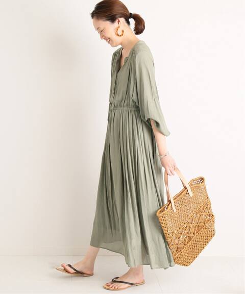 マイクロシフォンキーネックワンピース Slobe Iena スローブ イエナ 公式のファッション通販 Baycrew S Store