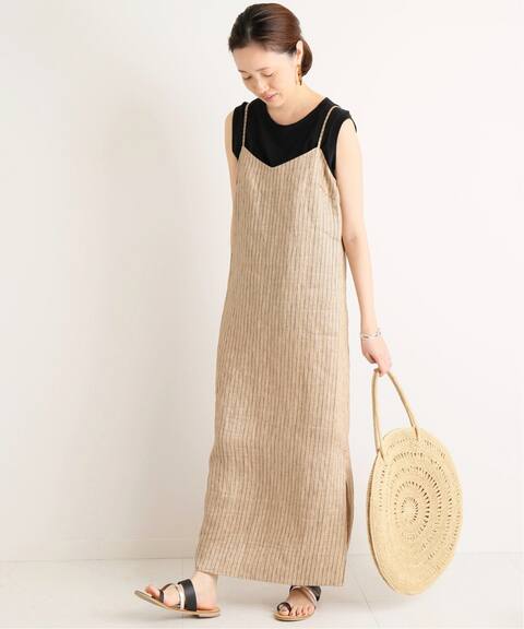 ラメストライプキャミワンピース Slobe Iena スローブ イエナ 公式のファッション通販 Baycrew S Store