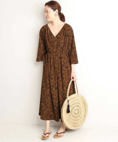 ペイズリープリントフレアワンピース Slobe Iena スローブ イエナ 公式のファッション通販 Baycrew S Store