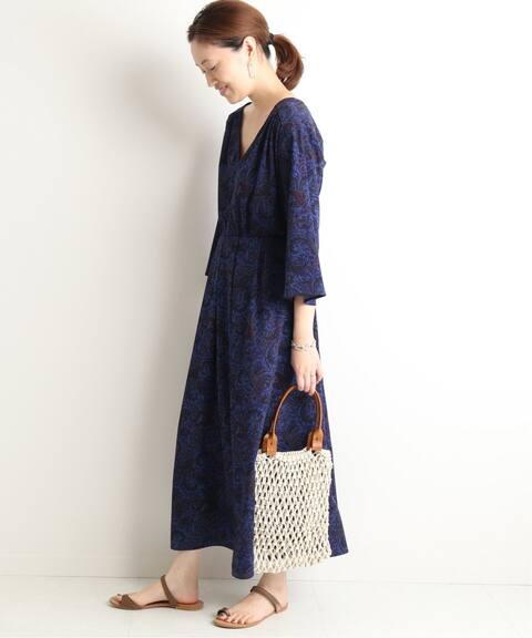 ペイズリープリントフレアワンピース Slobe Iena スローブ イエナ 公式のファッション通販 Baycrew S Store