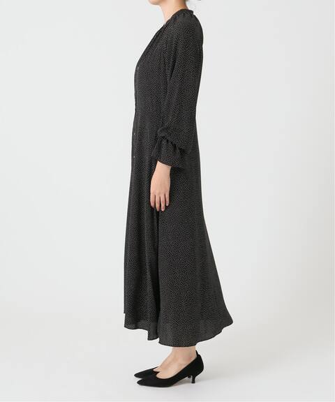 ジンタンドットギャザースリーブワンピース Slobe Iena スローブ イエナ 公式のファッション通販 Baycrew S Store