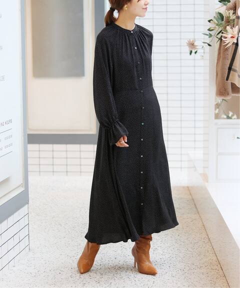 ジンタンドットギャザースリーブワンピース Slobe Iena スローブ イエナ 公式のファッション通販 Baycrew S Store ジンタンドットギャザースリーブワンピース Slobe Iena スローブ イエナ 公式のファッション通販 Baycrew S Store